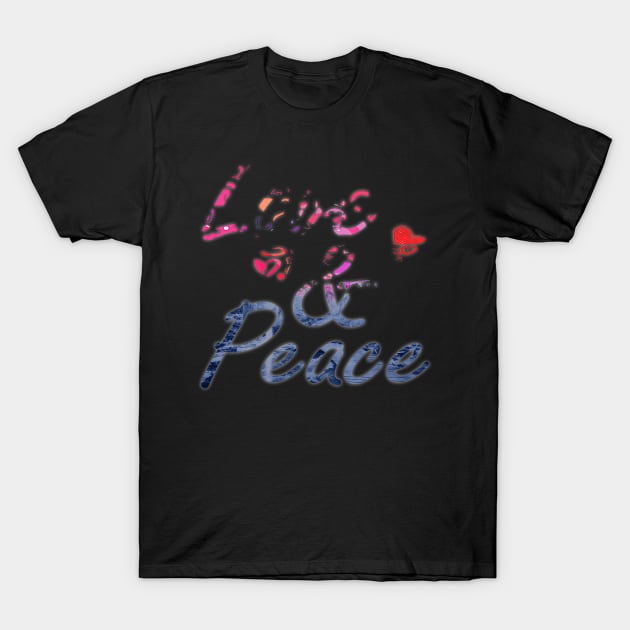 Love and Peace T-Shirt by madmonkey